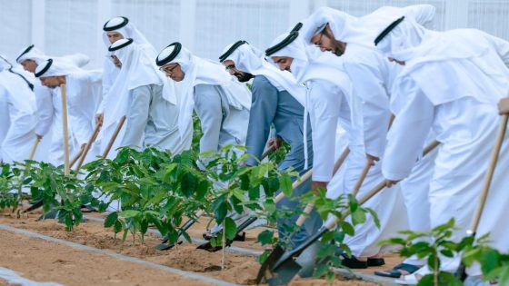 محمد بن راشد يطلق برنامجاً وطنياً لتنشيط وتحفيز القطاع الزراعي في الدولة