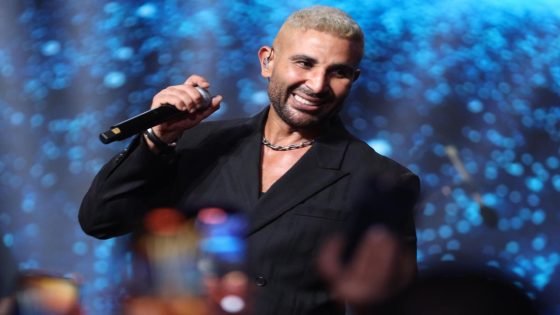 أحمد سعد بعد جراحة الفك