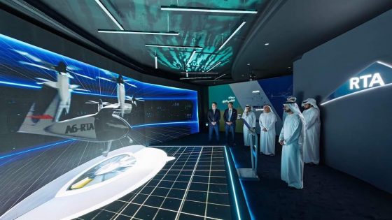 حمدان بن محمد يعطي إشارة البدء لتنفيذ أول محطة للتاكسي الجوي في دبي