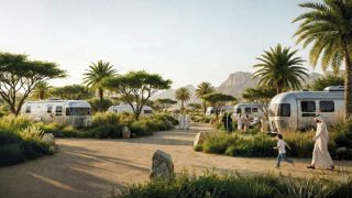 «طريق دبي للكرفانات» الصورة من البيان